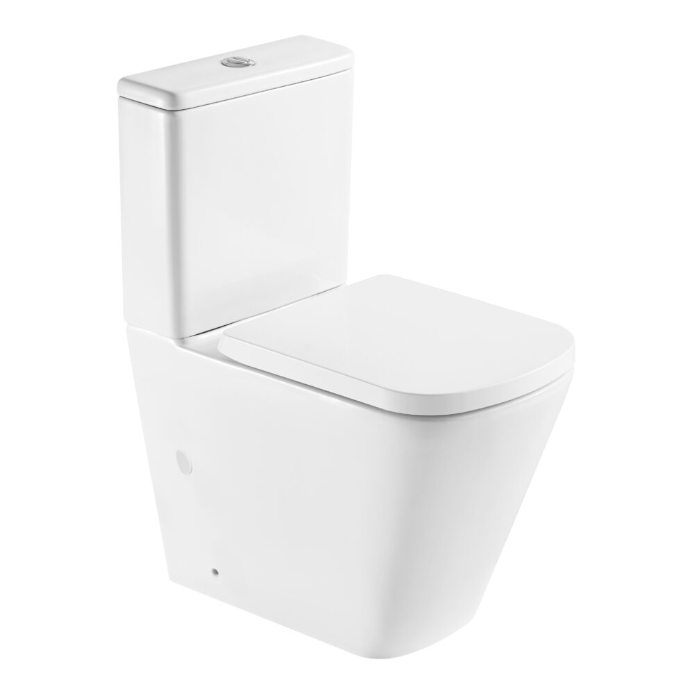 SQUARE BTW PACK – Toilet, Slim Soft-Close Seat
