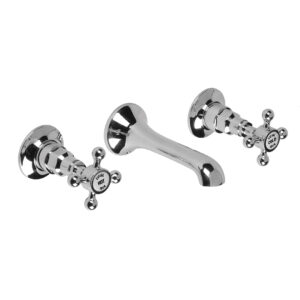 FRONTAL MISTURADORA BICOMANDO LAVATÓRIO DE 3 FUROS